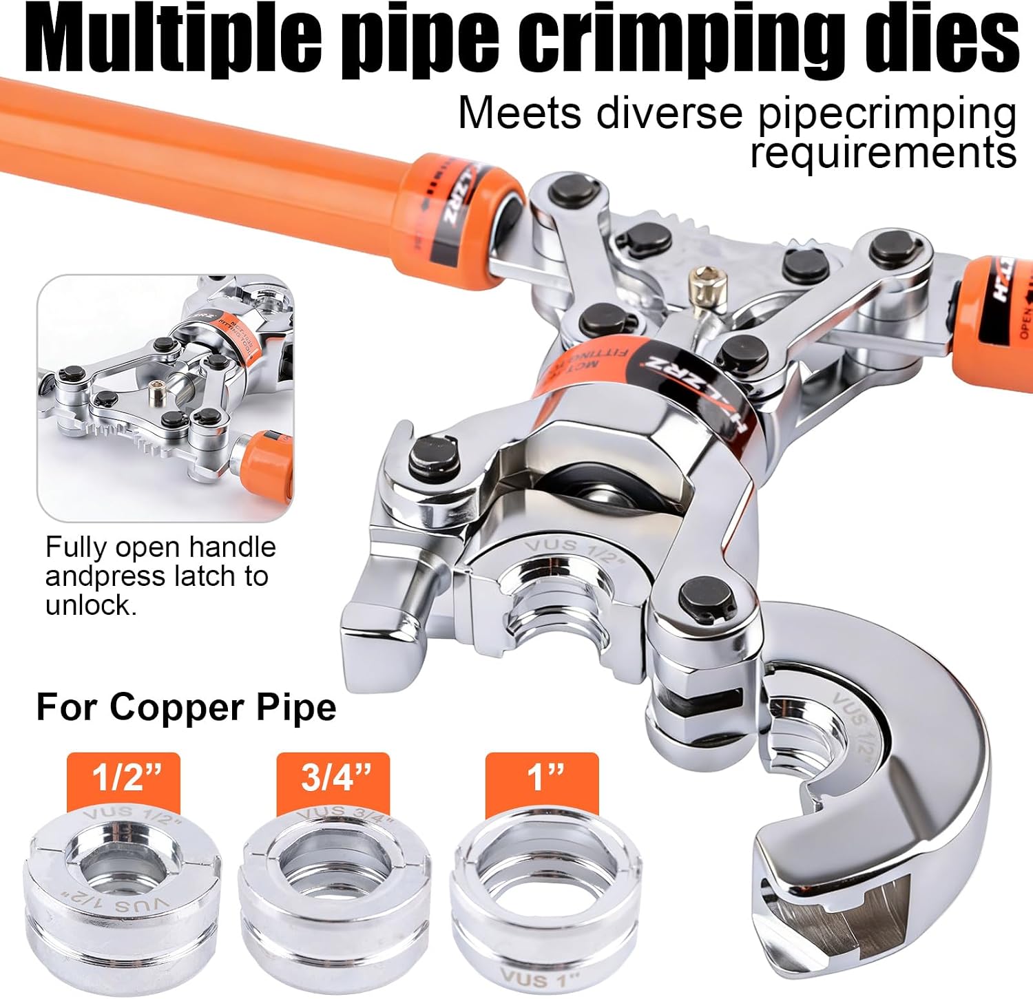 Copper Pipe Crimping Tool Kit, - Tool Set recension och pris