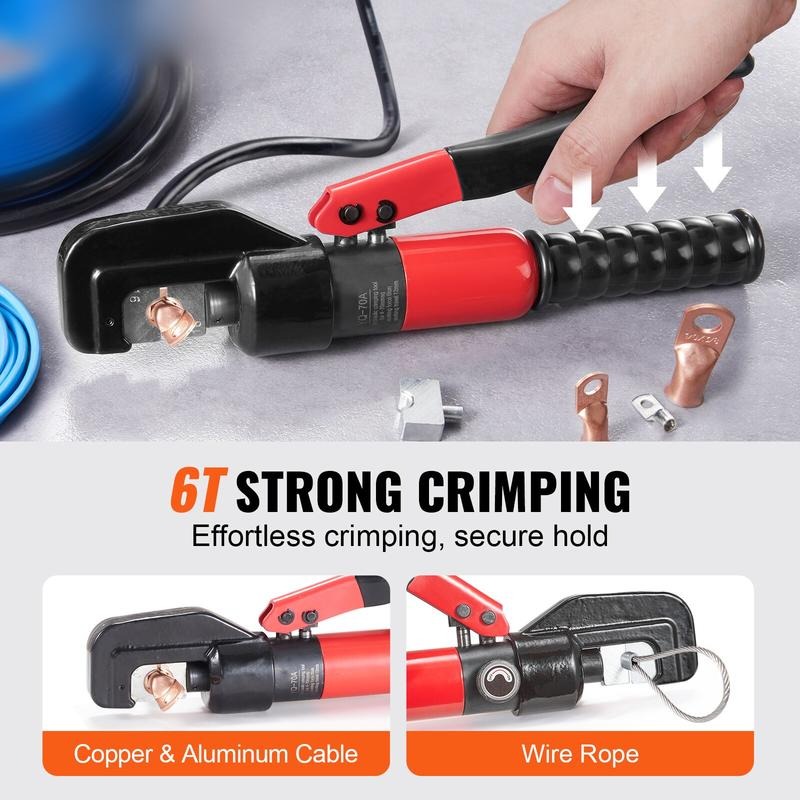 Hydraulic Crimping Tool with 9 - Pliers recension och pris