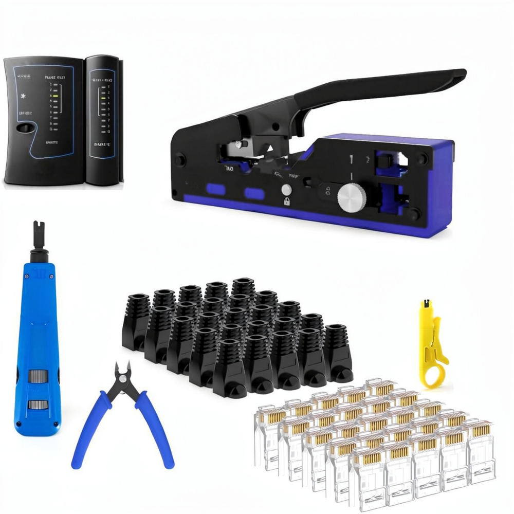 Heavy Duty Ethernet Crimping T - Tool Set recension och pris