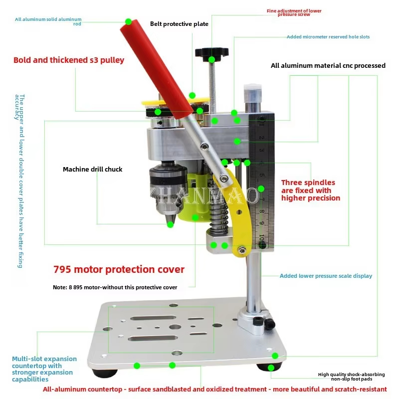 Mini Precision Bench Drill Pre - Drill Press recension och pris